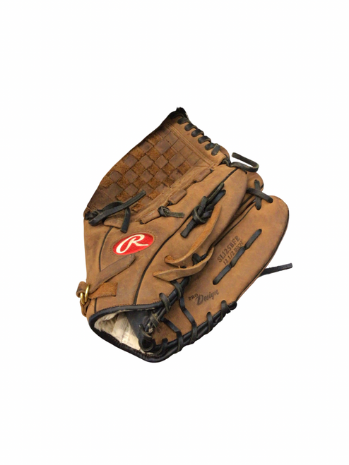 Vist Large View of Product Image Which is Used Rawlings SANDLOT BB/SB Glove RH Throw Brown 12 1/2"