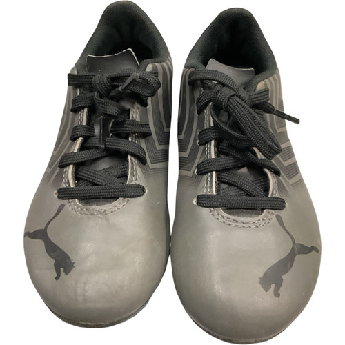 Vist Large View of Product Image Which is Used Puma Soccer Cleats Black Youth 12.0