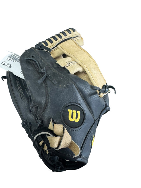 Vist Large View of Product Image Which is Used Wilson MLB BB/SB Glove LH Throw Black 11"