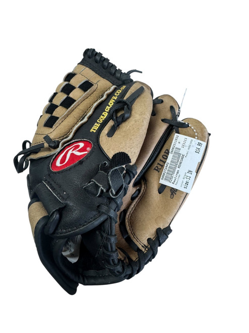 Vist Large View of Product Image Which is Used Rawlings RENEGADE BB/SB Glove RH Throw Black 11"