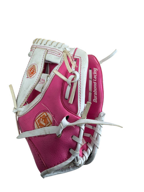 Vist Large View of Product Image Which is Used Franklin READY TO PLAY BB/SB Glove RH Throw Pink 9 1/2"