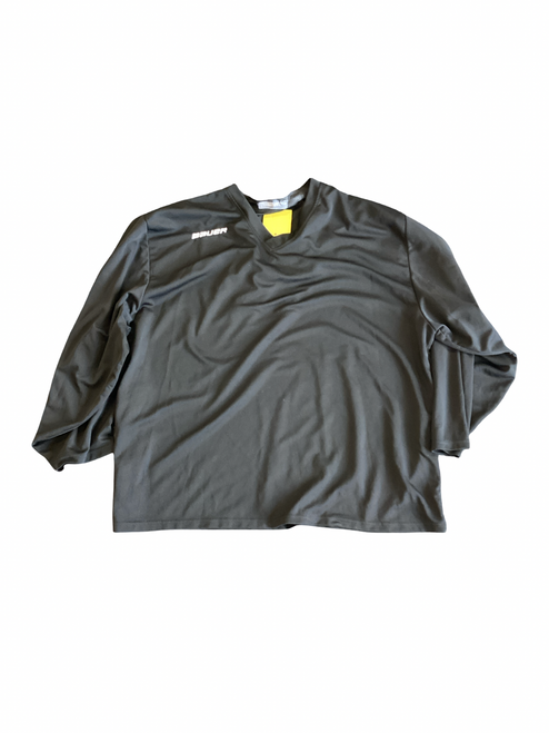 Vist Large View of Product Image Which is Bauer Hockey Practice Jersey Black 2X
