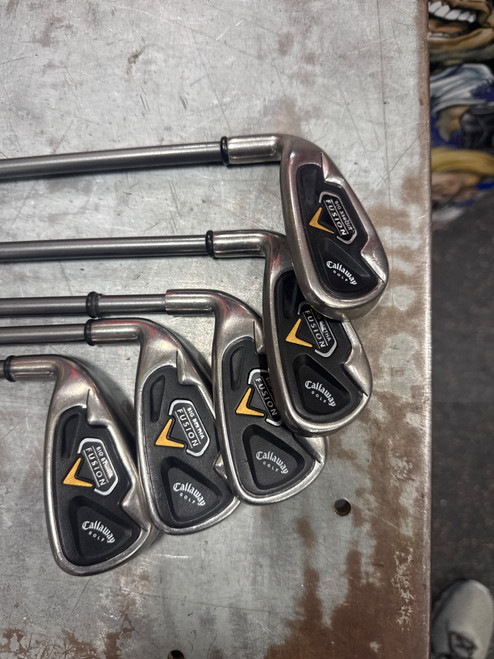 Vist Large View of Product Image Which is Used Callaway BIG BERTHA FUSION Mens Iron Set LH 6I-PW