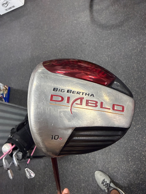 Vist Large View of Product Image Which is Used Callaway DIABLO Mens Driver LH 10.0 Degree