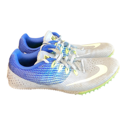 Vist Large View of Product Image Which is Used Nike RIVAL WOMENS Track & Field Cleats Adult Sky Blue Senior 8.5