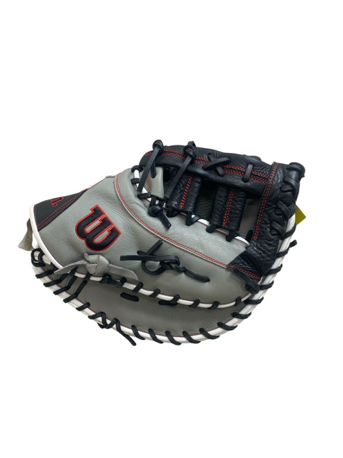 Vist Large View of Product Image Which is Used Wilson A1000 A10RB241620 BB/SB Glove RH Throw Grey 12 1/2"