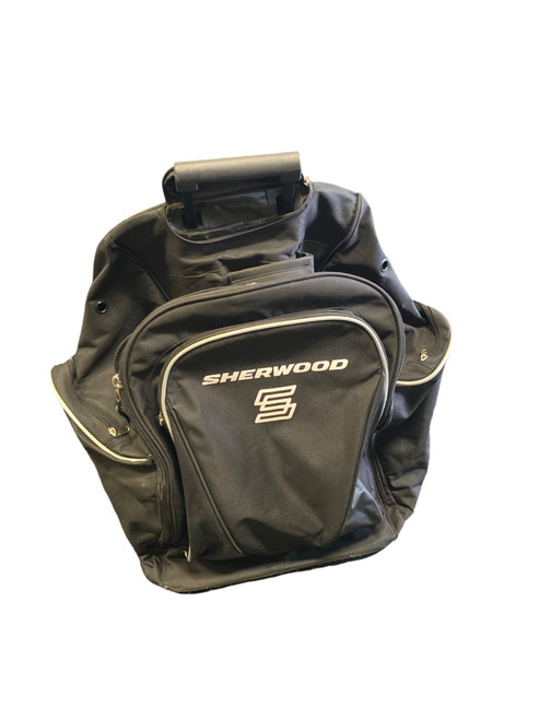 Vist Large View of Product Image Which is Used Sher-wood Sr Hockey Backpack Black