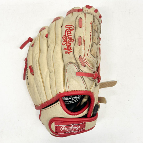 Vist Large View of Product Image Which is Used Rawlings MPL100BHC BB/SB Glove RH Throw Tan 10"