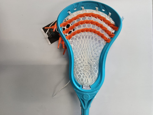 Vist Large View of Product Image Which is New Warrior EVO JR Jr Atk/Mid Complete Stick Royal Blue