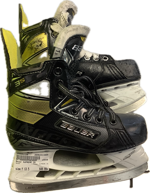 Vist Large View of Product Image Which is Used Bauer SUPREME 3S Youth Hockey Skate Youth 13.5