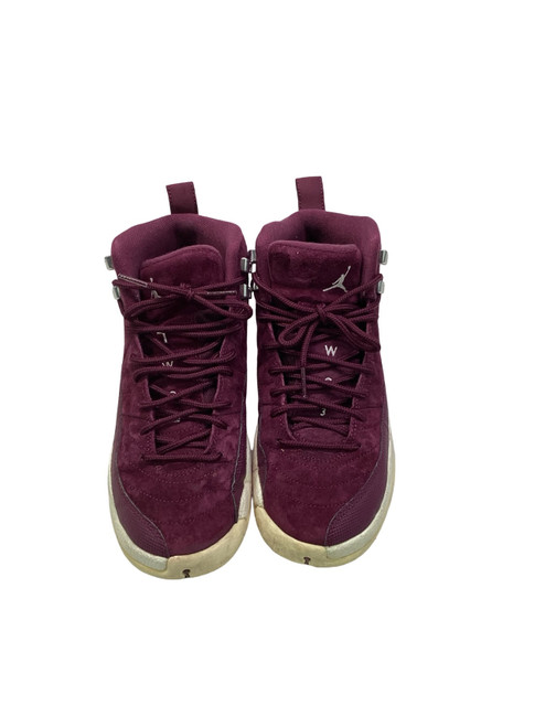 Vist Large View of Product Image Which is Used Jordan JORDAN 12 Basketball Shoes Y Maroon Junior 06