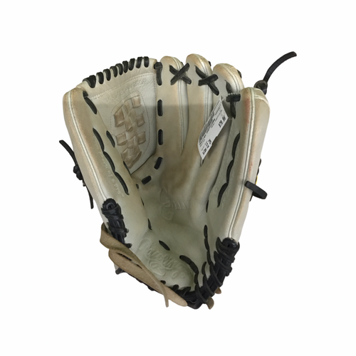 Vist Large View of Product Image Which is Used Rawlings GGEFP120BW BB/SB Glove RH Throw Grey 12"