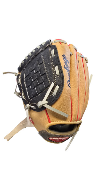 Vist Large View of Product Image Which is Used Rawlings WPL10CBSG BB/SB Glove LH Throw Brown 10"