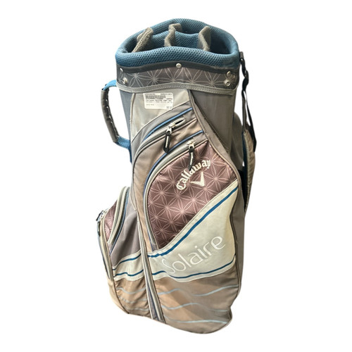 Vist Large View of Product Image Which is Used Callaway SOLAIRE CART BAG Mens Cart Bag Grey