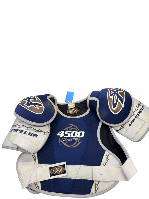 Vist Large View of Product Image Which is Used Hespeler 4500 Senior Shoulder Pads LG