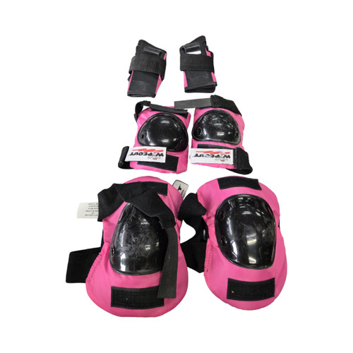 Vist Large View of Product Image Which is Used WIPEOUT PROTECTIVE SET YOUTH MD Inline Protective Set Pink MD