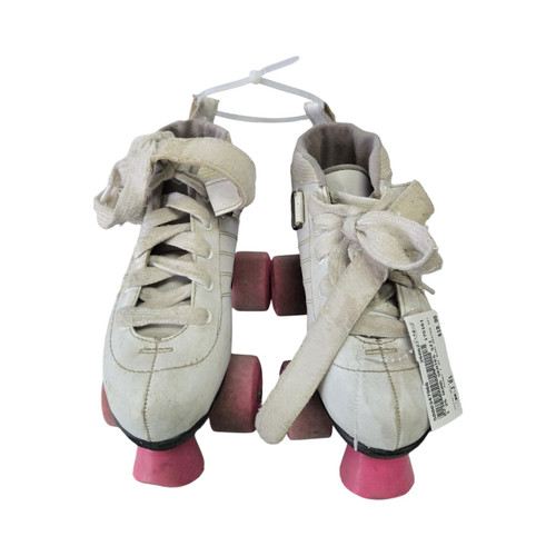 Vist Large View of Product Image Which is Used I 25 QUAD SKATES SZ1 Junior Roller Quad Skates White Junior 01