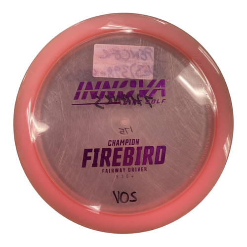 Vist Large View of Product Image Which is Used Innova FIREBIRD Disc Golf Driver Pink 174g