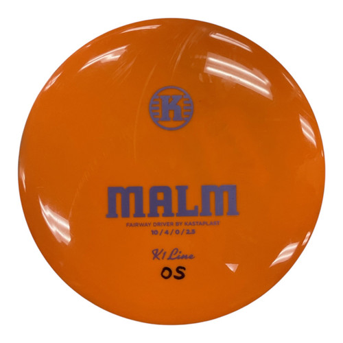 Vist Large View of Product Image Which is Used Kastaplast MALM Disc Golf Driver Orange 174g