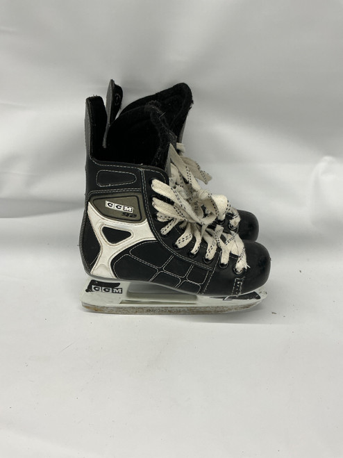 Vist Large View of Product Image Which is Used CCM NHL Junior Hockey Skate Black Junior 01