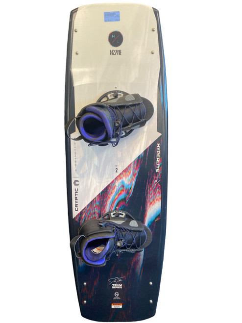 Vist Large View of Product Image Which is Used Hyperlite CRYPTIC Wakeboard Black 128 cm
