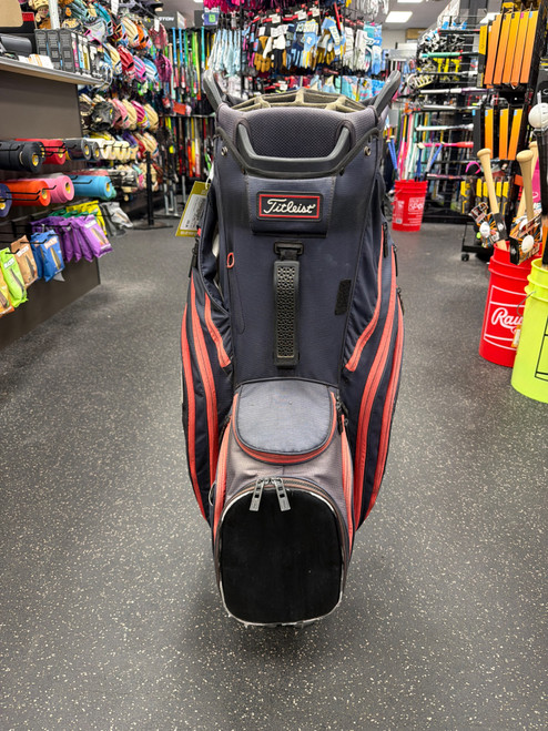 Vist Large View of Product Image Which is Used Titleist CART 14 WAY Mens Cart Bag Navy Blue