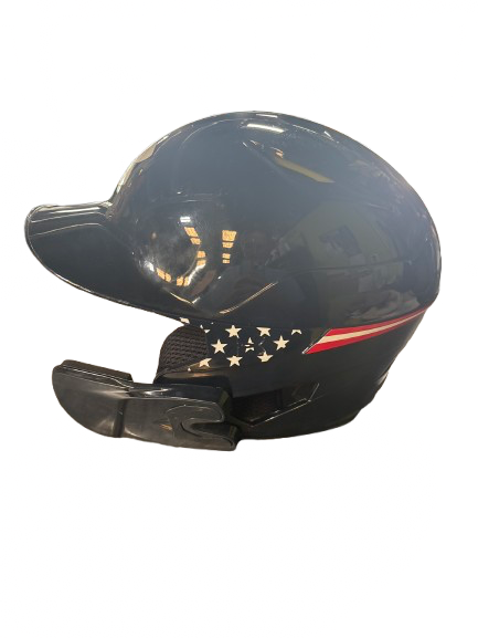 Vist Large View of Product Image Which is Used Under Armour CHARGED YTH XS/S HELMET W/JAWGUARD Batting Helmet No Mask Navy Blue XS/S