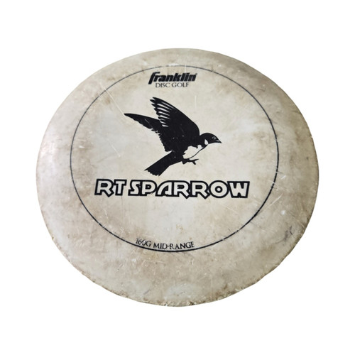 Vist Large View of Product Image Which is Used Franklin RT SPARROW Disc Golf Mid Range White