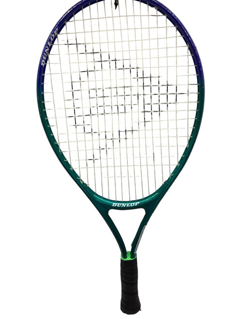 Vist Large View of Product Image Which is Used Dunlop POWER SHOT MINI Junior Tennis Racquet Green 21"