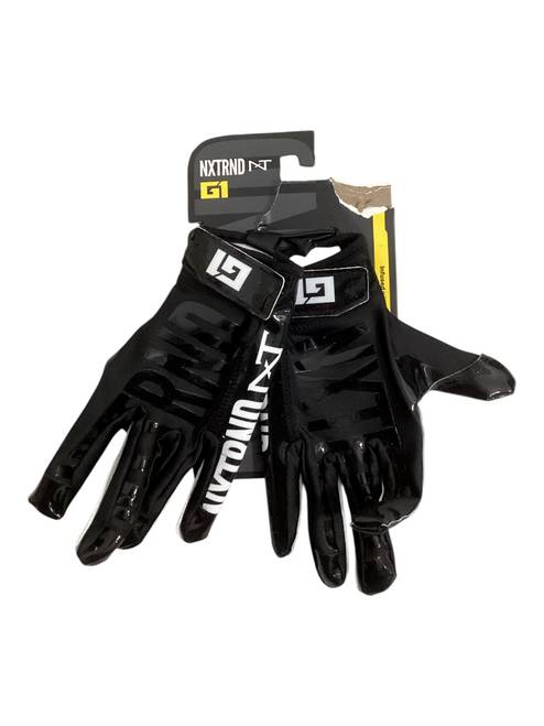 Vist Large View of Product Image Which is Used NXTRND G1 Football Gloves Black 