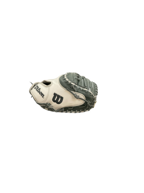 Vist Large View of Product Image Which is Used Wilson A2000 FP CATCHERS MITT BB/SB Catchers RH Throw White 34"