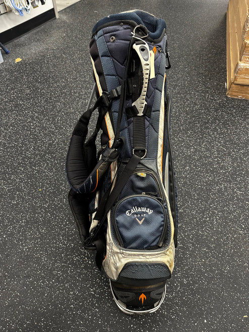 Vist Large View of Product Image Which is Used Callaway BEAR TRAP BAG Mens Stand Bag Navy Blue