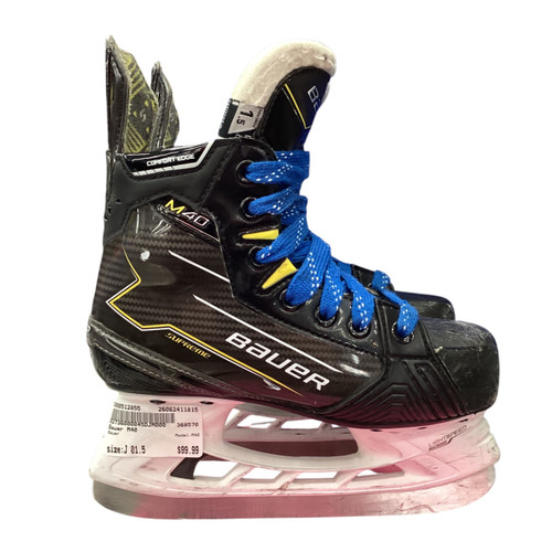 Vist Large View of Product Image Which is Used Bauer M40 Junior Hockey Skate Junior 01.5