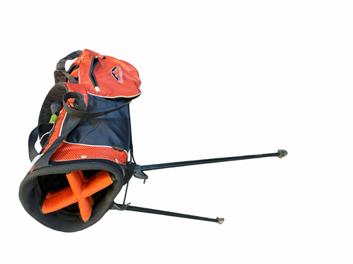 Vist Large View of Product Image Which is Used Sun Mountain 4 WAY SUNDAY BAG Mens Stand Bag Orange