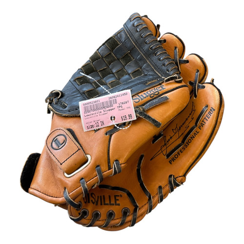 Vist Large View of Product Image Which is Used Louisville Slugger TPS BB/SB Glove RH Throw Brown 12"