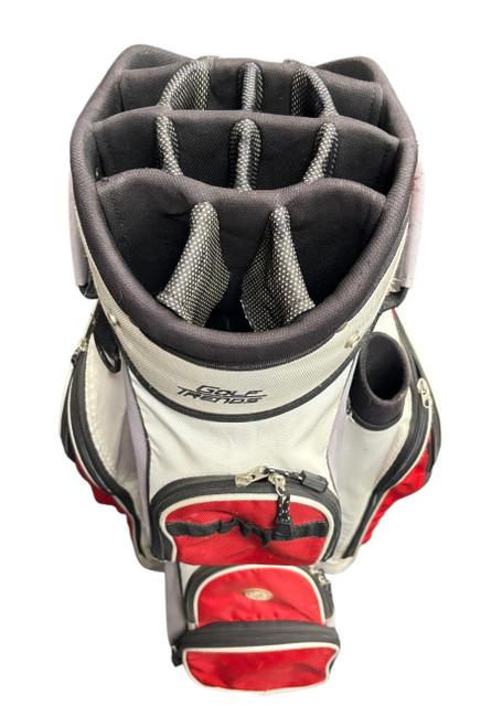 Vist Large View of Product Image Which is Used GOLF TRENDS CART BAG Mens Cart Bag Red