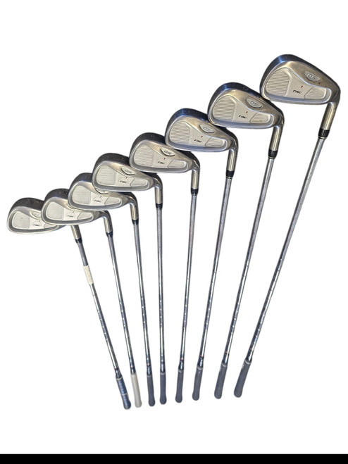 Vist Large View of Product Image Which is Used Taylormade 2005 RAC OS Mens Iron Set RH 3I-PW