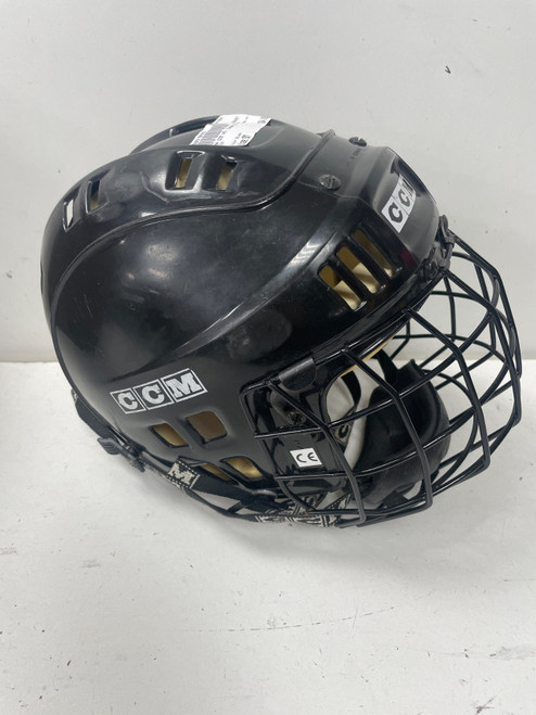 Vist Large View of Product Image Which is Used CCM HT1 Helmet Cage Combo Black SM