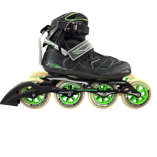 Vist Large View of Product Image Which is Used Rollerblade TEMPEST 100 Racing Inline Skates Black Senior 7