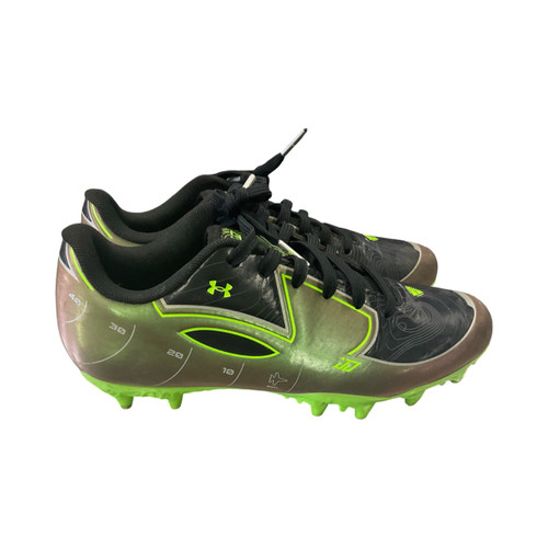 Vist Large View of Product Image Which is Used, Under Armour, GOINGDARK, Jr, FB Cleats, Brown, Junior, 04.5