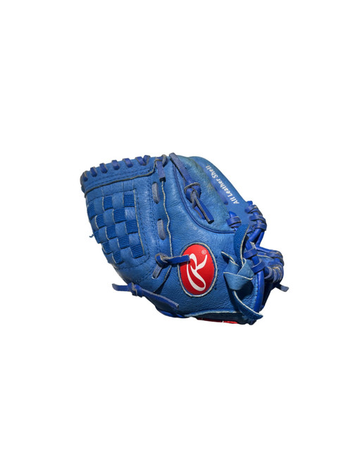 Vist Large View of Product Image Which is Used Rawlings HIGHLIGHT BB/SB Glove RH Throw Royal Blue 9 1/2"