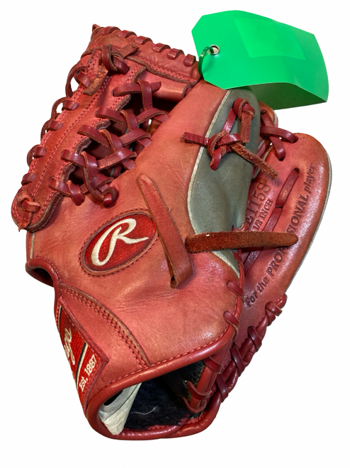 Vist Large View of Product Image Which is Used Rawlings GG  ELITE GGE115S BB/SB Glove RH Throw Red 11 1/2"