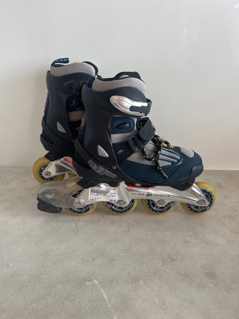 Vist Large View of Product Image Which is Used Ultra Wheels ABEC 5 Senior Rec Fitness Skates Navy Blue Senior 7