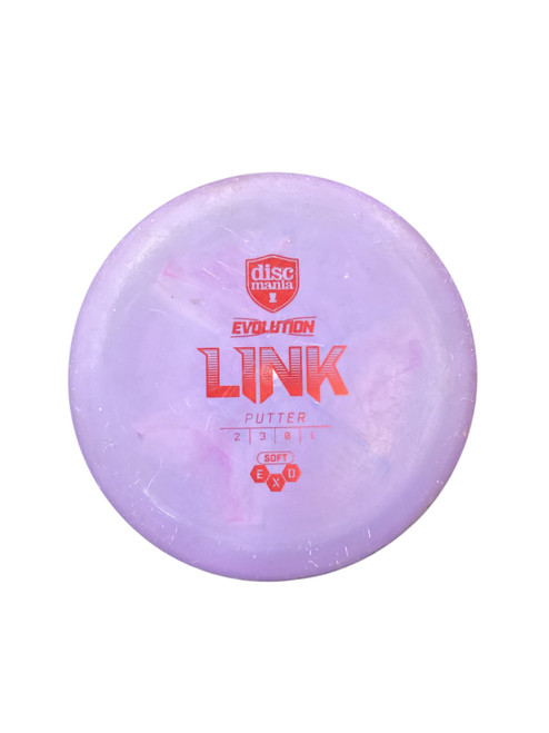 Vist Large View of Product Image Which is Used Discmania LINK Disc Golf Putter Purple