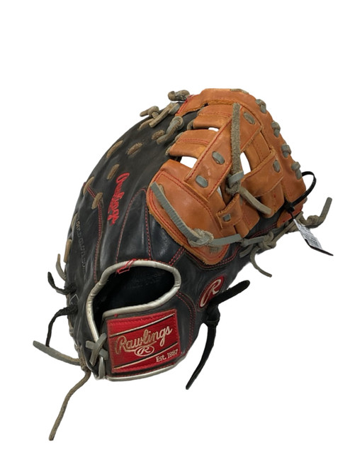 Vist Large View of Product Image Which is Used Rawlings R9FMU-17BT BB/SB First Base RH Throw Black 12"