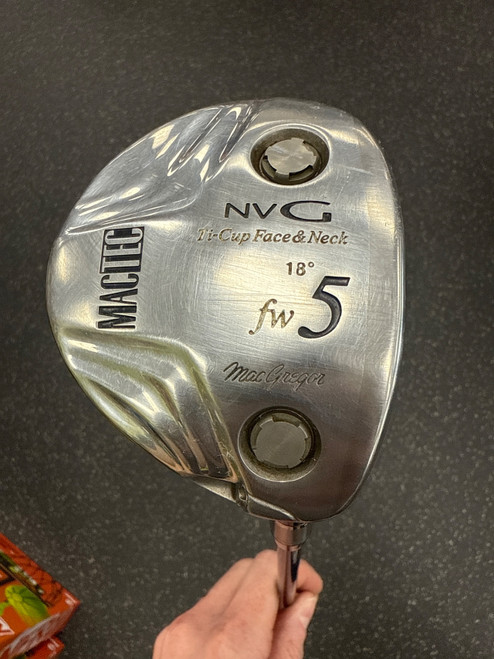 Vist Large View of Product Image Which is Used MacGregor MACTEC NVG Mens Fairway Wood RH 5 Wood