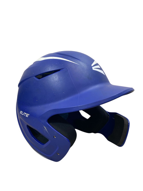 Vist Large View of Product Image Which is Used Easton ELITE X Batting Helmet No Mask Royal Blue LG