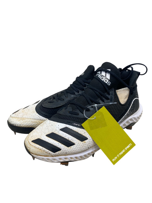 Vist Large View of Product Image Which is Used Adidas ICON BOUNCE SPIKES BB/SB Cleats Black Senior 11.5