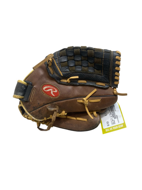 Vist Large View of Product Image Which is Used Rawlings MARK OF A PRO RBG36BC BB/SB Glove RH Throw Brown 12 1/2"