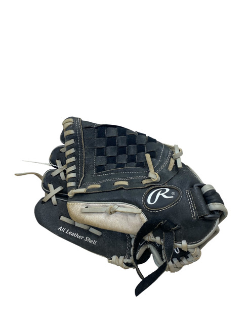 Vist Large View of Product Image Which is Used Rawlings MARK OF A PRO MPL115BG BB/SB Glove LH Throw Black 11 1/2"